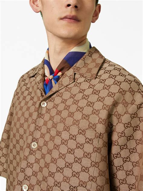 vestiarie gucci camicia|gucci leather goods.